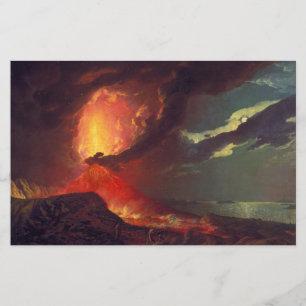 Vesuvius-vulkaanuitbarsting Briefpapier