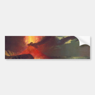 Vesuvius-vulkaanuitbarsting Bumpersticker