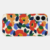 Vet Abstract bloemmotief Case-Mate iPhone Case (Achterkant (horizontaal))