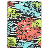 Vet Abstract dierpatroon Klembord (Achterkant)