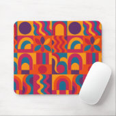 Vet Abstract Mousepad – Fireflow Pattern Muismat (Met muis)