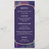 Vet Acryl Schilderen Menu Kaart (Voorkant)