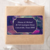 Vet Acryl Schilderij Trouwadres Label (Insitu)