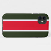 Vet Adventurous Bright Red Modern Forest Stripes Case-Mate iPhone Case (Achterkant (horizontaal))