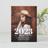 Vet Afstuderen | Fotoaankondiging Aankondiging (Staand voorkant)