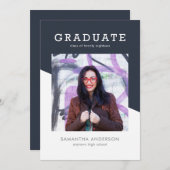 Vet Afstuderen Uitnodiging (Voorkant / Achterkant)