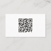 Vet, artistiek en grillig QR Code Visitekaartje (Achterkant)