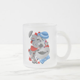 Vet & Artistiek Frosted Coffee Cup Matglas Koffiemok