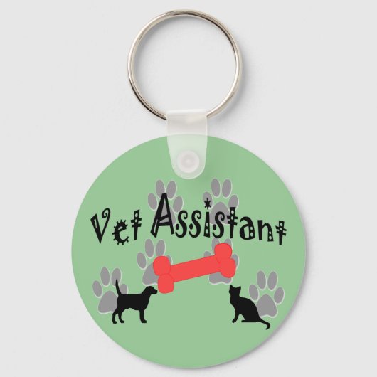 Vet Assistant-cadeaus Sleutelhanger (Voorkant)