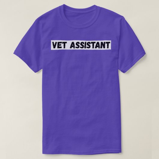 Vet AssistentVeterinary Assistent T-shirt (Design voorkant)