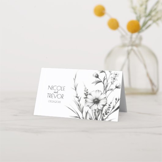 Vet B&W Wildflower (Achterkant)