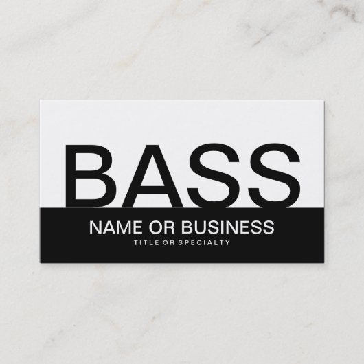 vet BASS Visitekaartje (Voorkant)