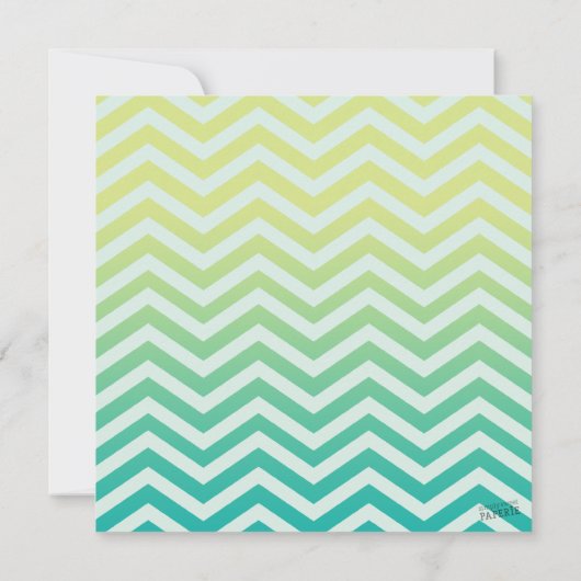 VET BEWAAR DE DATUM AANKONDIGING ombre chevron (Achterkant)