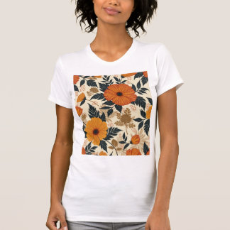 Vet Bloemen Geometrie Vrouwen T-shirt