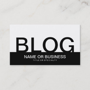 vet BLOG (kleur aanpasbaar) Visitekaartje