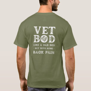 Vet Bod als een pap, maar met meer rugpijn T-shirt