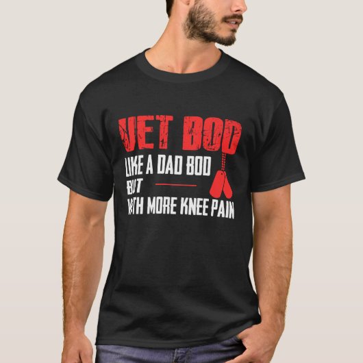 Vet Bod als een Shirt van een pap Bod (Voorkant)