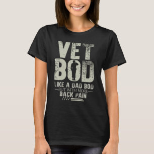Vet Bod Zoals Pap Bod Maar Met Meer Rugpijn Vader T-shirt