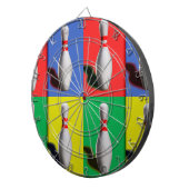 Vet Bowling Pins Dartbord (Voorkant Rechts)