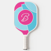 Vet Bright Fun Chic Abstract Circles Art Pattern Pickleball Paddle (Achterkant)