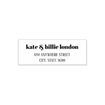 Vet Chique Couple Naam Retouradres