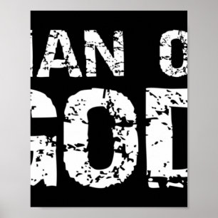 Vet Christelijk citaat voor mannen Vertrouw Gezegd Poster