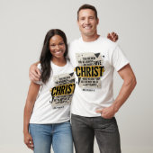 Vet Christelijk typografisch ontwerp – Faith in Ch T-shirt (Unisex)