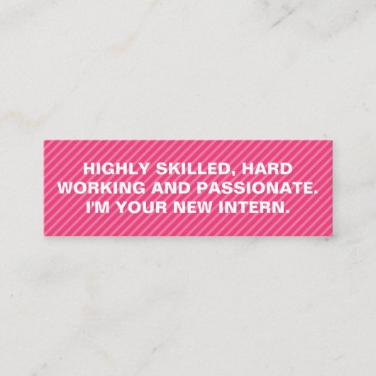 Vet Citaat Mini Visitekaartje (Voorkant)