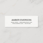 Vet Citaat Mini Visitekaartje (Achterkant)