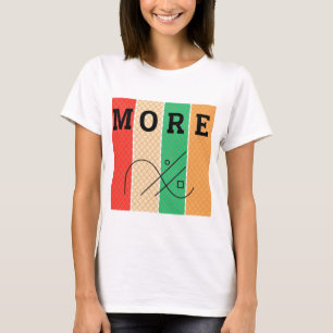 Vet contrast en geometrie t-shirt