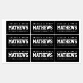 Vet Creative Black & White waterbestendig Labels (Vel)