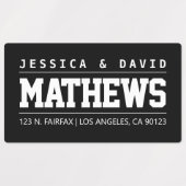 Vet Creative Black & White waterbestendig Labels (Design 1)