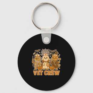 Vet Crew Halloween-kostuum hond kat capybara huisd Sleutelhanger