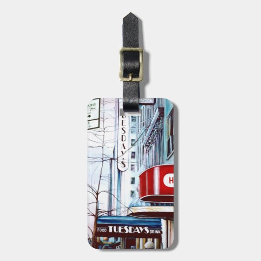 Vet Dinsdag Eve Bagagelabel (Voorkant verticaal)