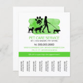 Vet / Dog walker / Pet Care Sitting (Voorkant / Achterkant)