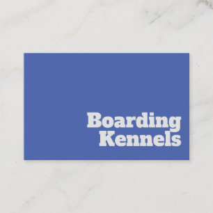 Vet & Duidelijk Boarding Kennels Ontwerp Visitekaartje