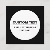 Vet Eenvoudige  Tekst Sjabloon (Voorkant)