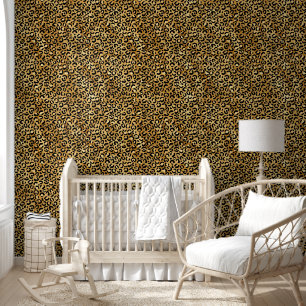 Vet en Glam Luxe Leopard Huid Behang