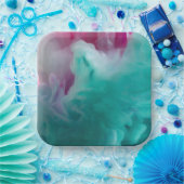 Vet en mooi 9" vierkant papier Bord (Feest)