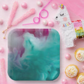 Vet en mooi 9" vierkant papier Bord (Feest)