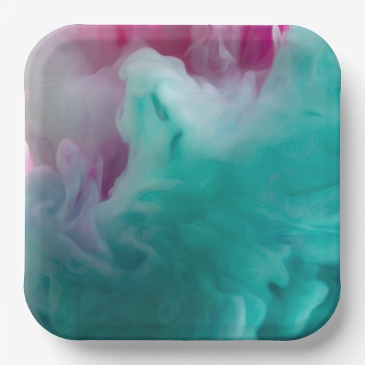 Vet en mooi 9" vierkant papier Bord (Voorkant)