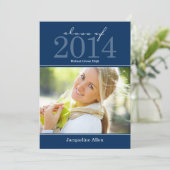 Vet en mooi Afstuderen Kaart (Staand voorkant)