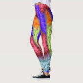Vet en mooi kleurrijk "Ratti_Creative_Arts" Le Leggings (Links)