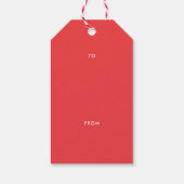 Vet en Prettige feestdagen Cadeaulabel (Achterkant)