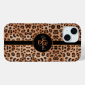 Vet en stijlvol: gepersonaliseerd Leopard Print Ho Case-Mate iPhone Case (Achterkant (horizontaal))