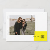 Vet en vreugdevol Bewaar de datum Fotokaart Kaart (Achterkant)