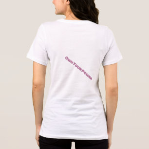 Vet en zelfverzekerd T-shirt