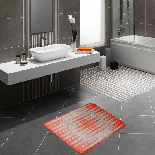 Vet geometrisch abstract badmat