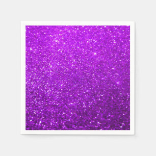 Vet glitter Achtergrond - Licht Paars Servet