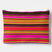 Vet Goud, Rood, Magenta & Gestreepte Pouch Etui (Achterkant)